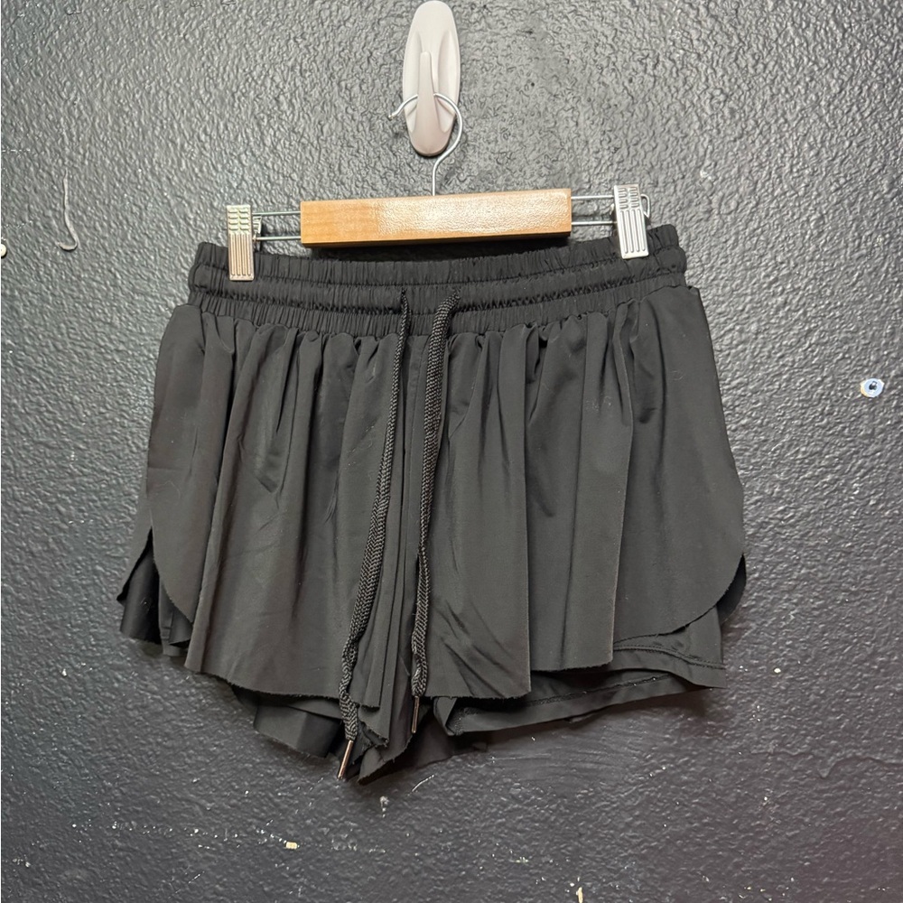Women’s Blaosn Black Flowy Athletic Shorts Size Small